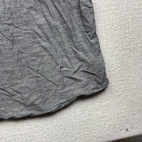 Hurley Shirt Mens Grey Summer Button Down Short Sleeve Collared Size XL Beach - Picture 13 of 14